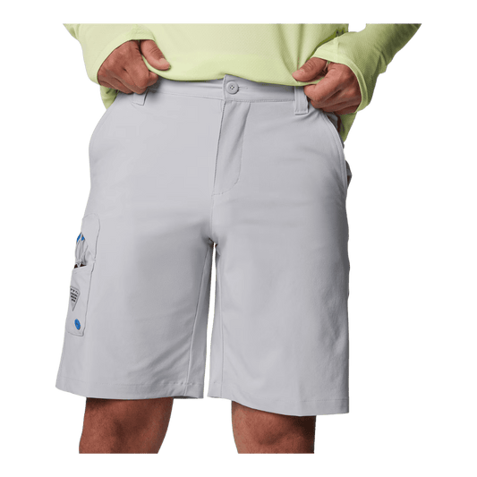 COLUMBIA MEN'S TERMINAL TACKLE II 10" SHORT - COOL GREY - FRONT VIEW
