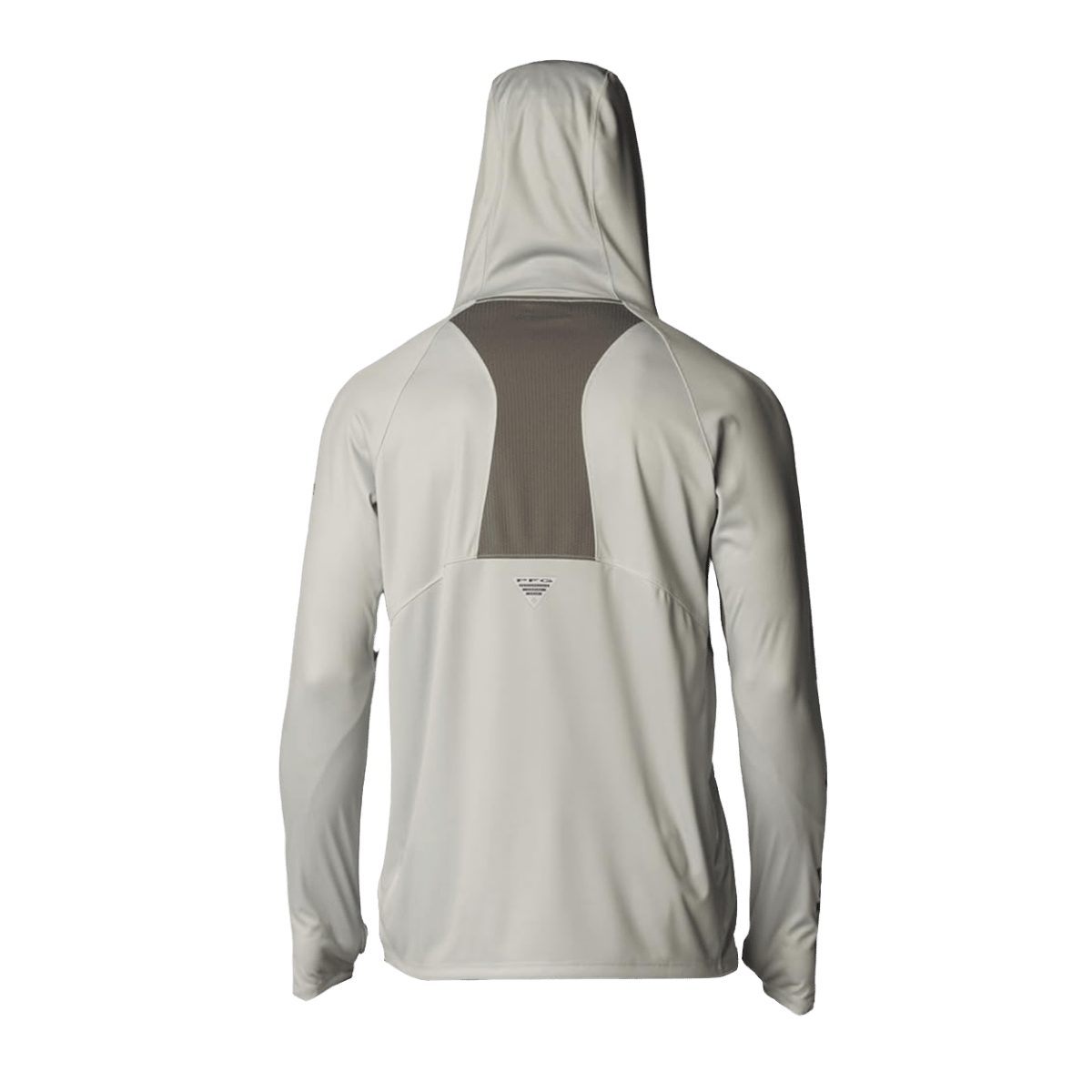 COLUMBIA MEN'S TERMINAL TACKLE II VENT HOODIE - COOL GREY - BACK VIEW