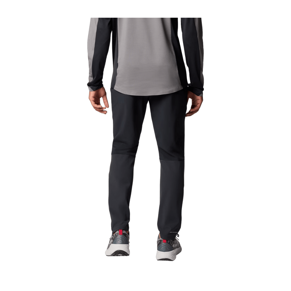 COLUMBIA MEN'S THREE PITCH PANTS - BLACK - BACK VIEW