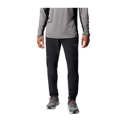 COLUMBIA MEN'S THREE PITCH PANTS - BLACK - FRONT VIEW