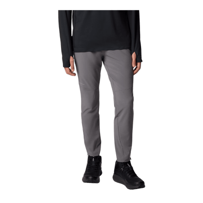 COLUMBIA MEN'S THREE PITCH PANTS - CITY GREY - FRONT VIEW