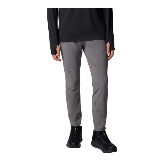 COLUMBIA MEN'S THREE PITCH PANTS - CITY GREY - FRONT VIEW