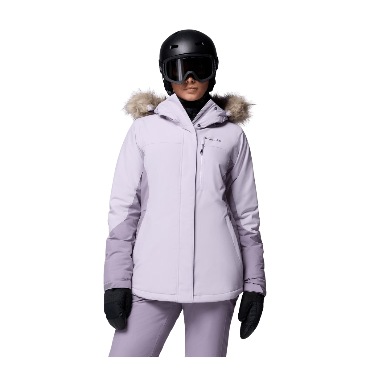 COLUMBIA WOMEN'S AVA ALPINE II INSULATED JACKET - LAVENDER PEARL - FRONT VIEW