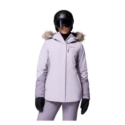 COLUMBIA WOMEN'S AVA ALPINE II INSULATED JACKET - LAVENDER PEARL - FRONT VIEW