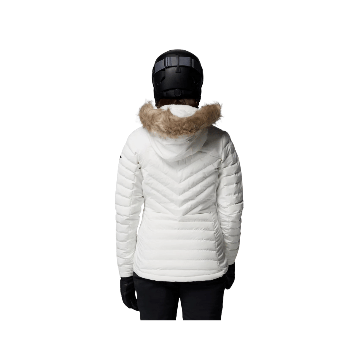 COLUMBIA WOMEN'S BIRD MOUNTAIN III INSULATED JACKET - SEA SALT - BACK VIEW
