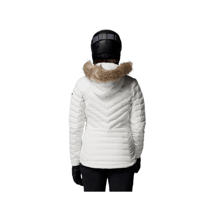 COLUMBIA WOMEN'S BIRD MOUNTAIN III INSULATED JACKET - SEA SALT - BACK VIEW
