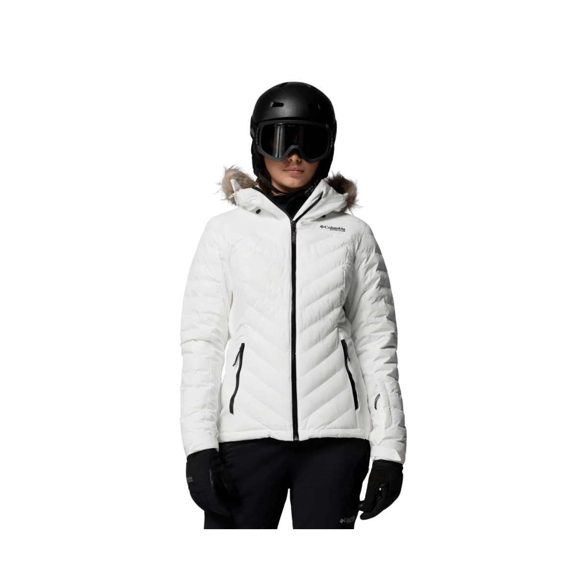 COLUMBIA WOMEN'S BIRD MOUNTAIN III INSULATED JACKET - SEA SALT - FRONT VIEW