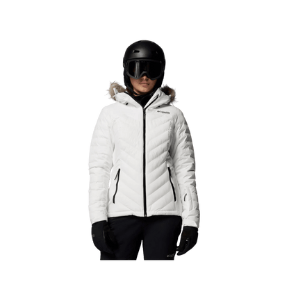 COLUMBIA WOMEN'S BIRD MOUNTAIN III INSULATED JACKET - SEA SALT - FRONT VIEW