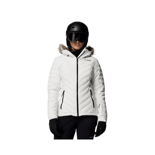 COLUMBIA WOMEN'S BIRD MOUNTAIN III INSULATED JACKET - SEA SALT - FRONT VIEW