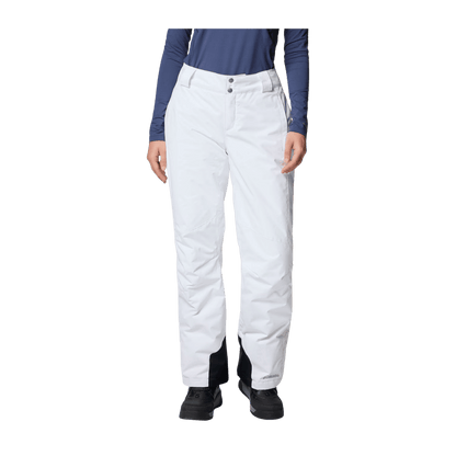 COLUMBIA WOMEN'S BUGABOO II PANTS - WHITE - FRONT VIEW
