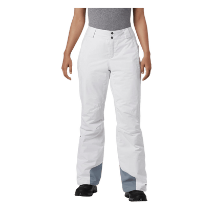 COLUMBIA WOMENS INSULATED BUGABOO OH PANT 31" - WHITE - FRONT VIEW
