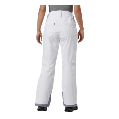 COLUMBIA WOMENS INSULATED BUGABOO OH PANT 31" - WHITE - BACK VIEW