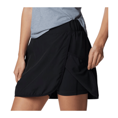 COLUMBIA WOMEN'S COLUMBIA HIKE SKORT - BLACK - INNER VIEW
