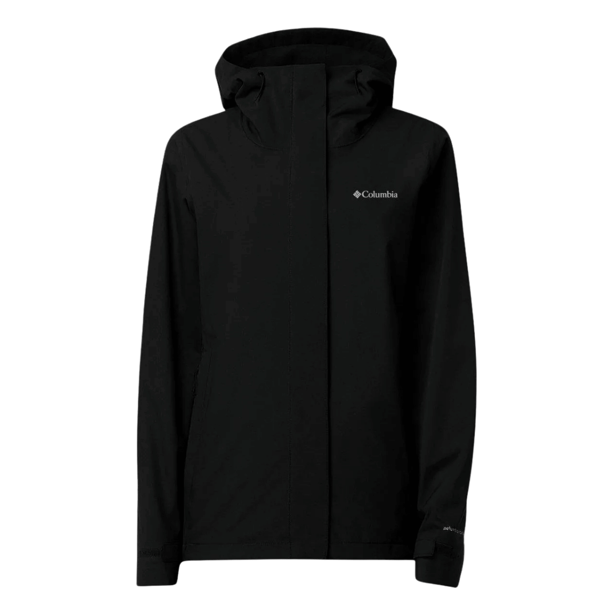 COLUMBIA WOMEN'S EARTH EXPLORER II SHELL JACKET - BLACK - FRONT VIEW