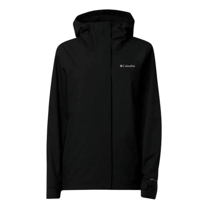 COLUMBIA WOMEN'S EARTH EXPLORER II SHELL JACKET - BLACK - FRONT VIEW
