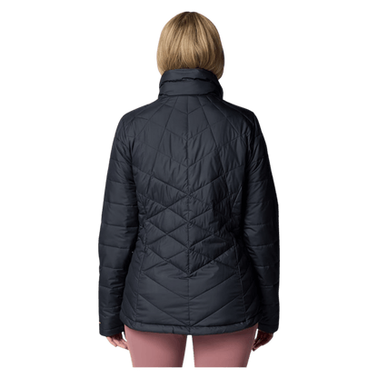 COLUMBIA WOMEN'S HEAVENLY JACKET - BLACK - BACK VIEW