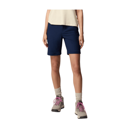 COLUMBIA WOMEN'S LESLIE FALLS CONVERTIBLE PANTS - COLLEGIATE NAVY - SHORTS VIEW