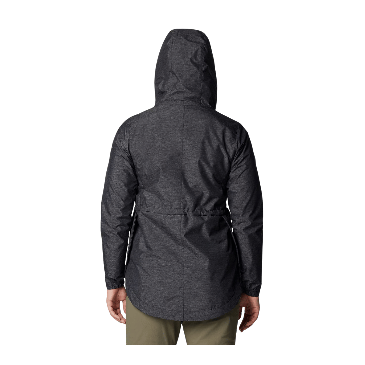 COLUMBIA WOMEN'S LILLIAN RIDGE II JACKET - BLACK - BACK VIEW