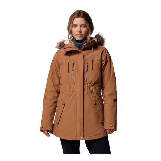 COLUMBIA WOMEN'S PAYTON PASS II INTERCHANGE JACKET - CAMEL BROWN - FRONT VIEW