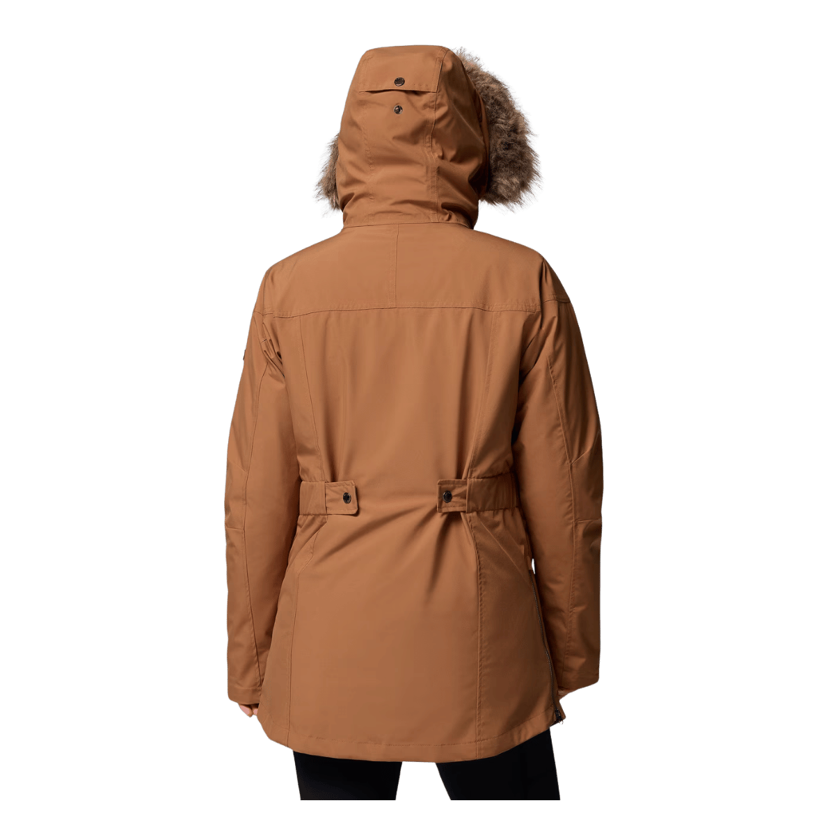 COLUMBIA WOMEN'S PAYTON PASS II INTERCHANGE JACKET - CAMEL BROWN - BACK VIEW