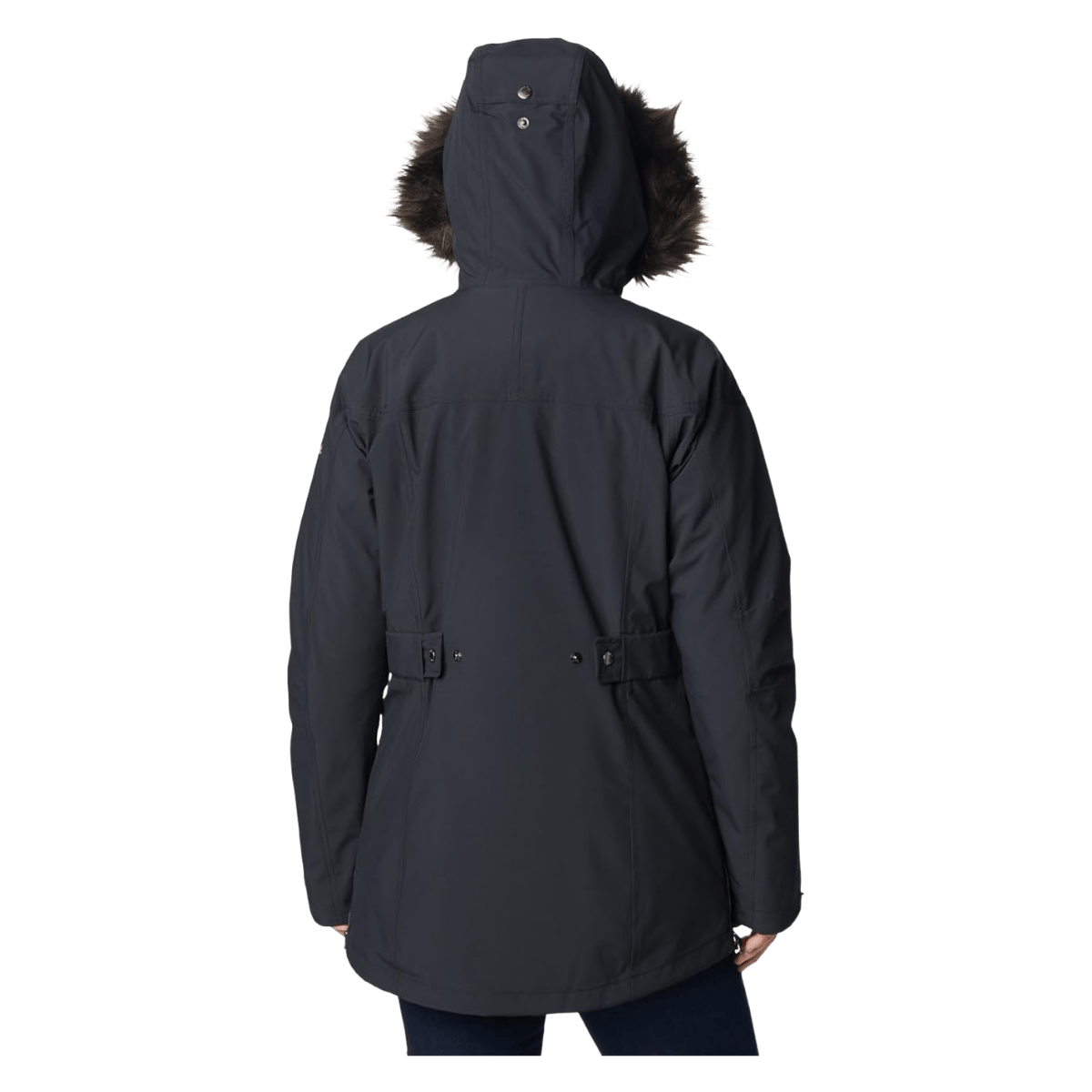 COLUMBIA WOMEN'S PAYTON PASS INTERCHANGE JACKET - BLACK - BACK VIEW