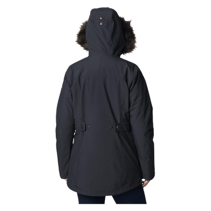 COLUMBIA WOMEN'S PAYTON PASS INTERCHANGE JACKET - BLACK - BACK VIEW