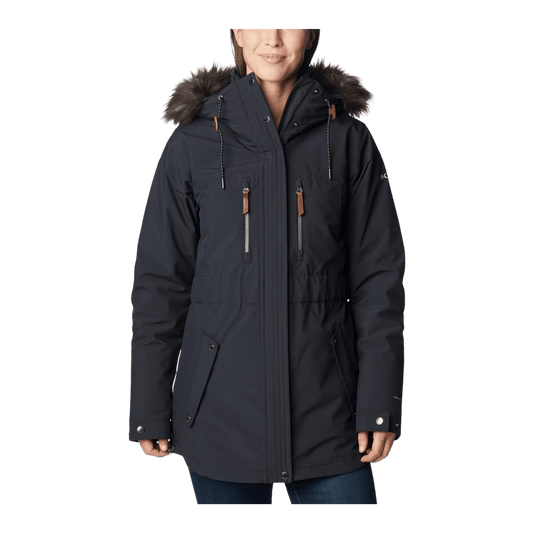 COLUMBIA WOMEN'S PAYTON PASS INTERCHANGE JACKET - BLACK - FRONT VIEW