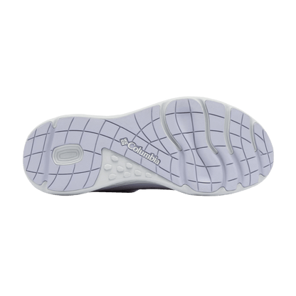 COLUMBIA WOMEN'S PFG PRO SPORT BOOT - PEARL/PURPLE - BOTTOM SOLE VIEW
