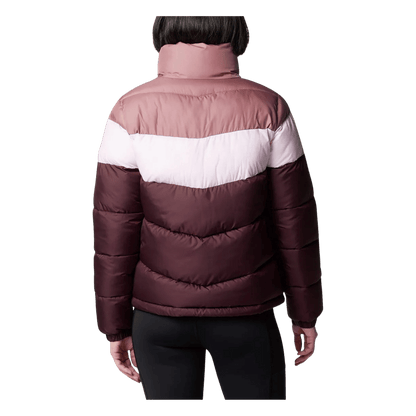 COLUMBIA WOMEN'S PUFFECT II COLORBLOCK JACKET - MOONVISTA - BACK VIEW