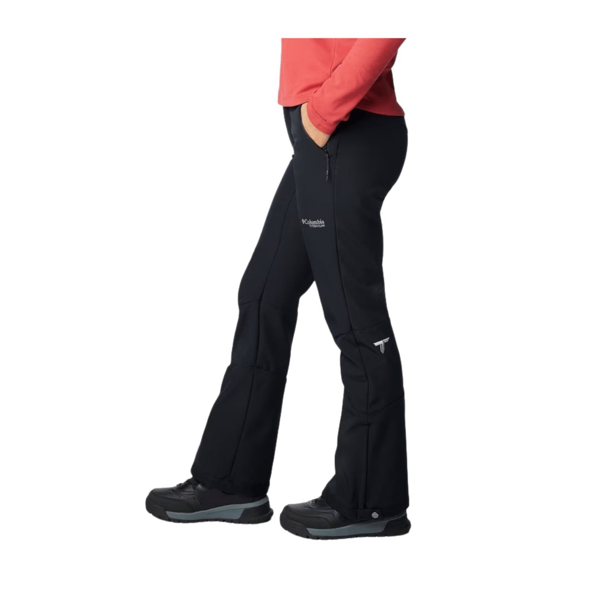 COLUMBIA WOMEN'S ROFFEE RIDGE VI PANTS - BLACK – SIDE VIEW