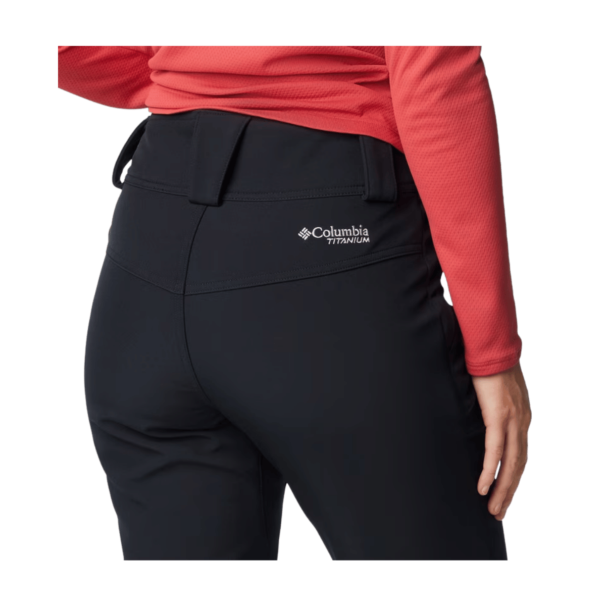 COLUMBIA WOMEN'S ROFFEE RIDGE VI PANTS - BLACK – BACK VIEW