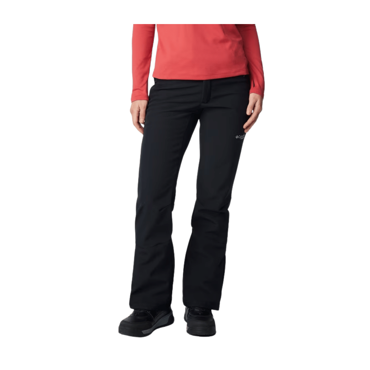 COLUMBIA WOMEN'S ROFFEE RIDGE VI PANTS - BLACK – FRONT VIEW
