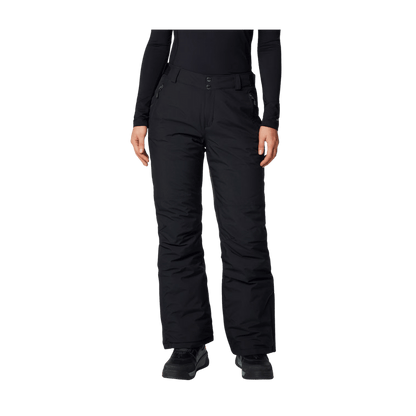 COLUMBIA WOMEN'S SHAFER CANYON II INSULATED PANTS - BLACK - FRONT VIEW