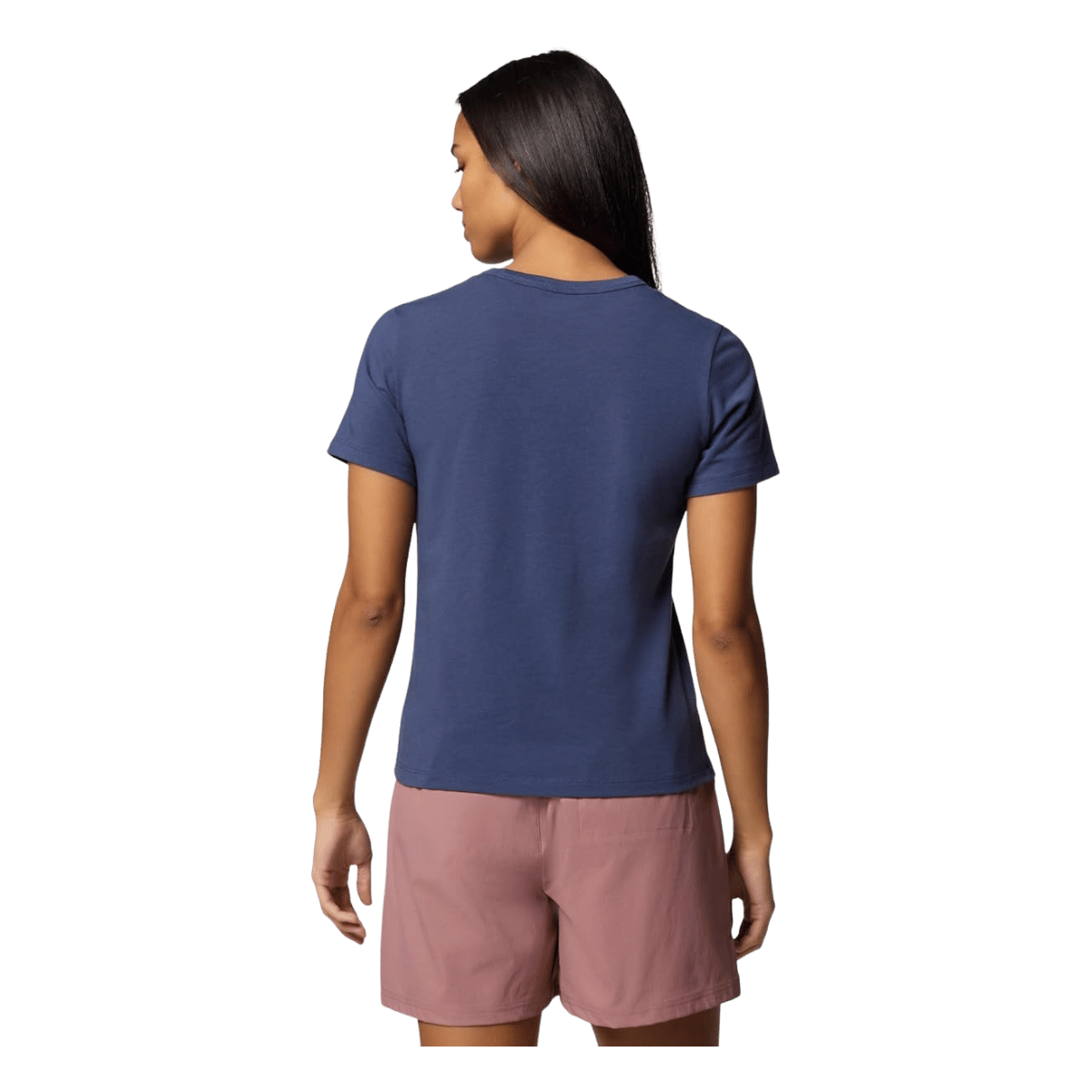 COLUMBIA WOMENS SUN TREK SHORT SLEEVE II SHIRT - NOCTURNAL - BACK VIEW