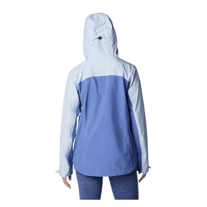 COLUMBIA WOMEN'S WAHKEENA FALLS 3L SHELL JACKET - WHISPER - BACK VIEW