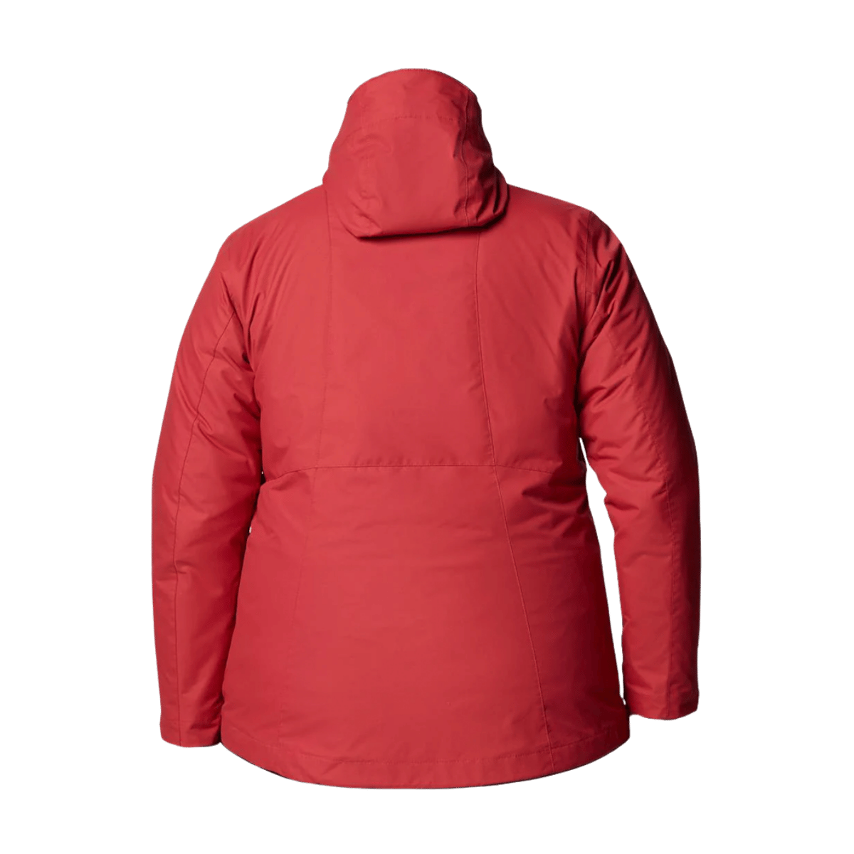 COLUMBIA WOMEN'S WHIRLIBIRD V INTERCHANGE JACKET - PLUS SIZE - DARE DEVIL - BACK VIEW