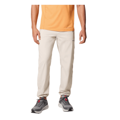 COLUMBIA MEN'S WANOGA PRO VENT PANTS - DARK STONE - FRONT VIEW