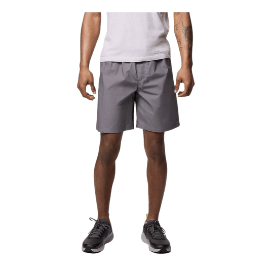 COLUMBIA MEN'S WASHED OUT EASY SHORTS 8" - CITY GREY - FRONT VIEW