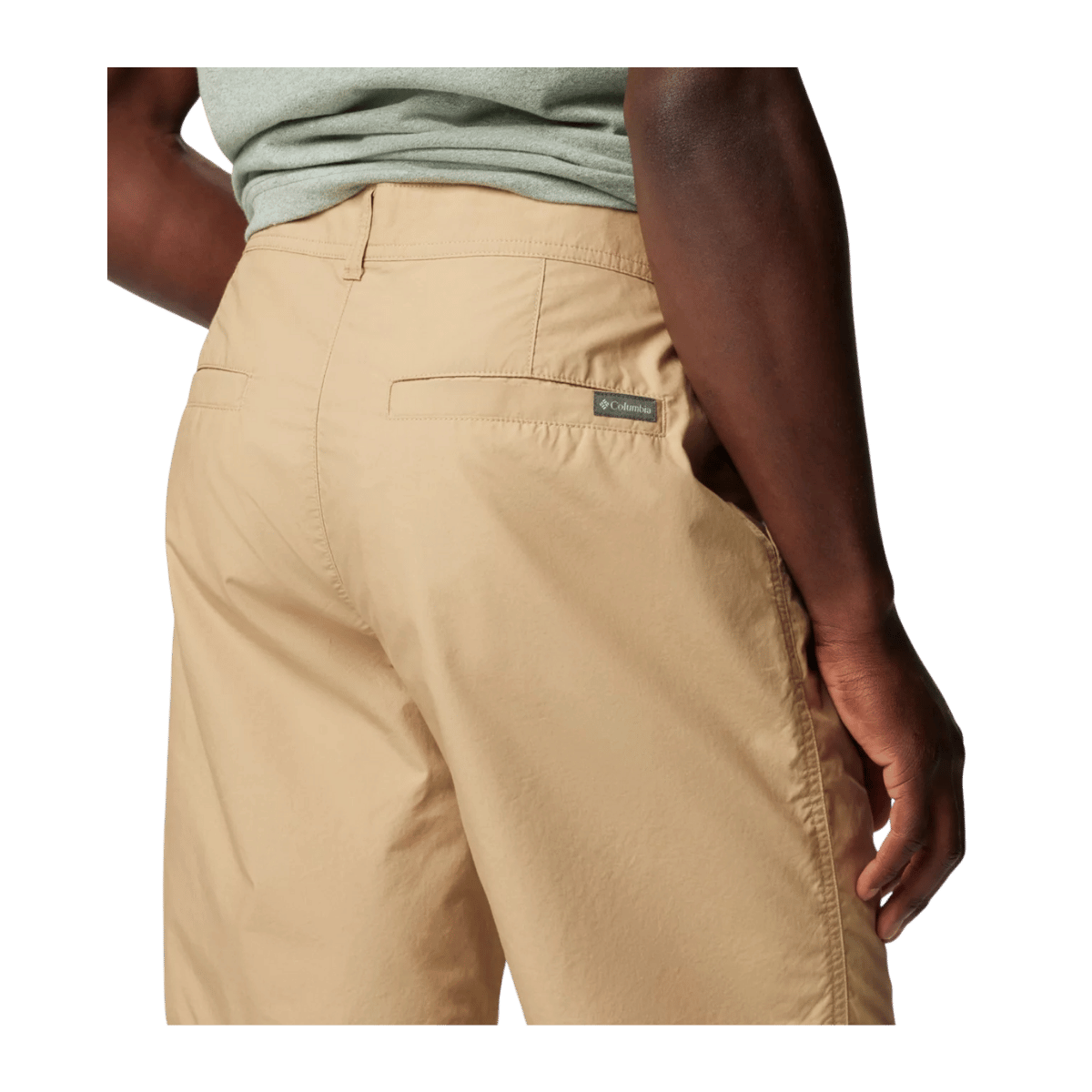 COLUMBIA WASHED OUT 10" SHORT - CROUTON - CLOSE-UP BACK VIEW