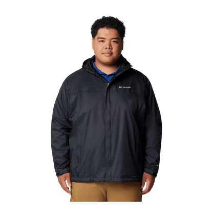 COLUMBIA WATERTIGHT II JACKET - BIG - BLACK - FRONT VIEW