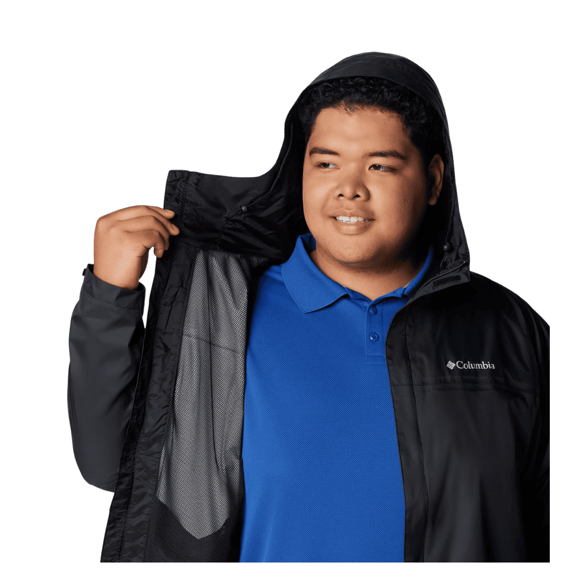 COLUMBIA WATERTIGHT II JACKET - BIG - BLACK - INNER VIEW