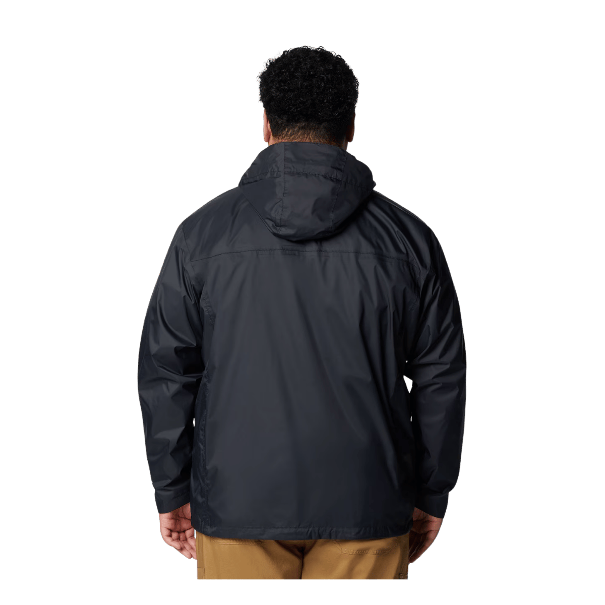 COLUMBIA WATERTIGHT II JACKET - BIG - BLACK - BACK VIEW