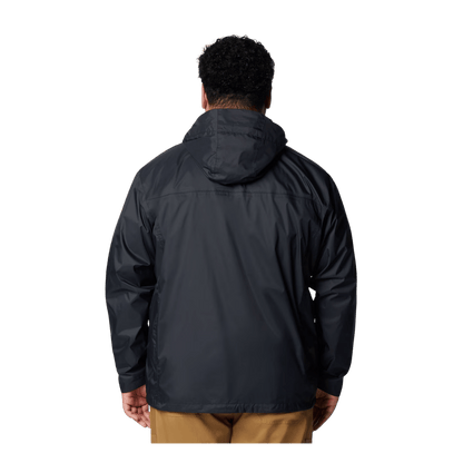 COLUMBIA WATERTIGHT II JACKET - BIG - BLACK - BACK VIEW
