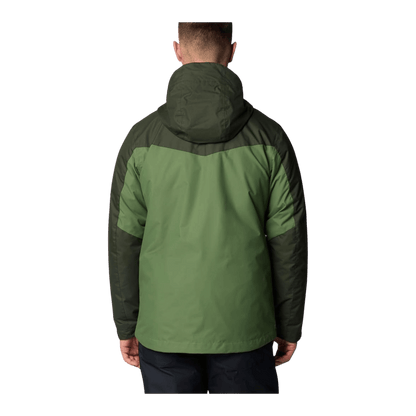 COLUMBIA MEN'S WHIRLIBIRD V INTERCHANGE JACKET - CANTEEN - BACK VIEW