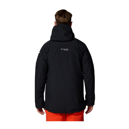 COLUMBIA MEN'S WINTER DISTRICT II INTERCHANGE JACKET - BLACK - BACK VIEW