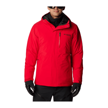 COLUMBIA MEN'S WINTER DISTRICT II JACKET - MOUNTAIN RED  - FRONT VIEW