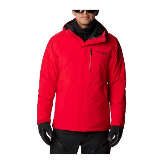 COLUMBIA MEN'S WINTER DISTRICT II JACKET - MOUNTAIN RED  - FRONT VIEW