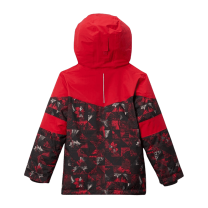 COLUMBIA YOUTH BOYS' MIGHTY MOGUL II JACKET - MOUNTAIN RED - BACK VIEW