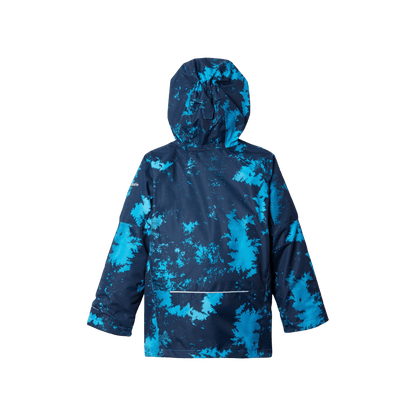 COLUMBIA BOYS' WHIRLIBIRD II JACKET - COMPASS BLUE - BACK VIEW