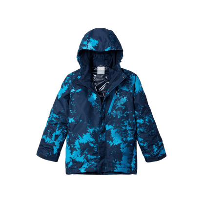 COLUMBIA BOYS' WHIRLIBIRD II JACKET - COMPASS BLUE - FRONT VIEW